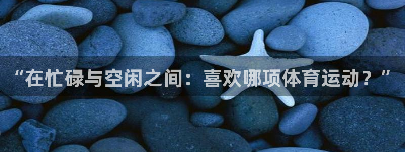 意昂3官网：“在忙碌与空闲之间：喜欢哪项体育运动？”
