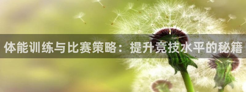 广州市意昂智能科技有限公司：体能训练与比赛策略：提升竞技水平的秘籍